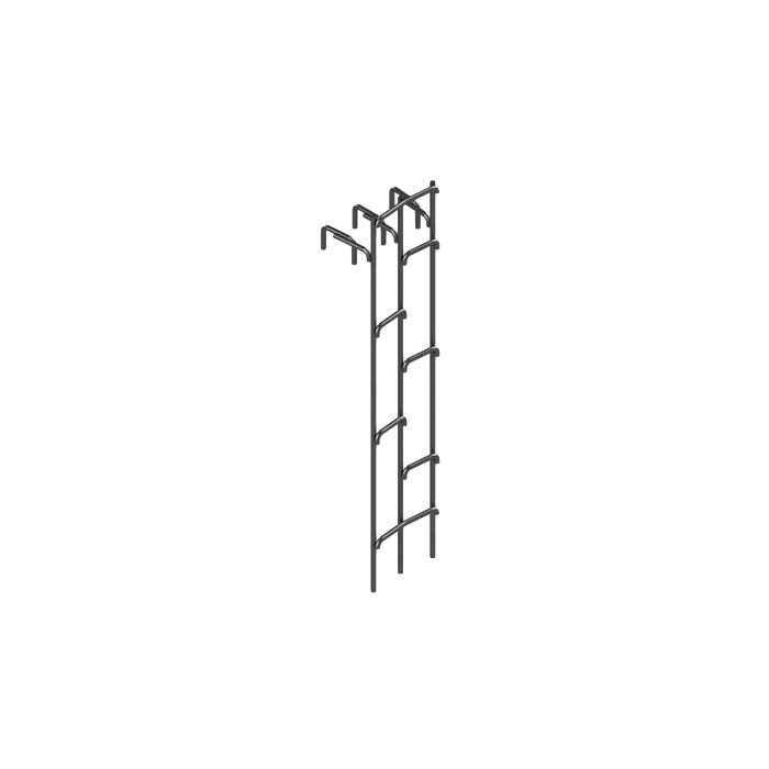 Канализационная лестница КЛ-1.6 (Л-1; Л-18) для колодцев