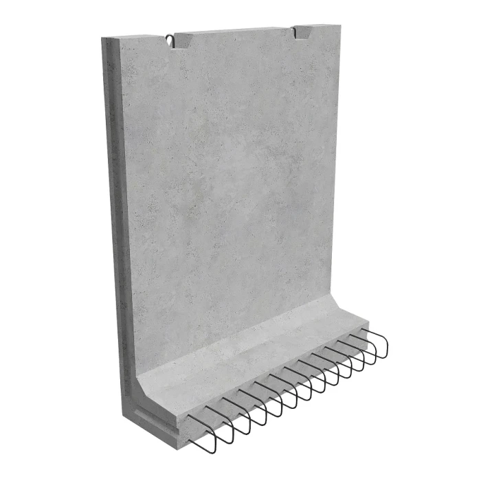 Г-образная конструкция железобетонная Г 25-20-2-1