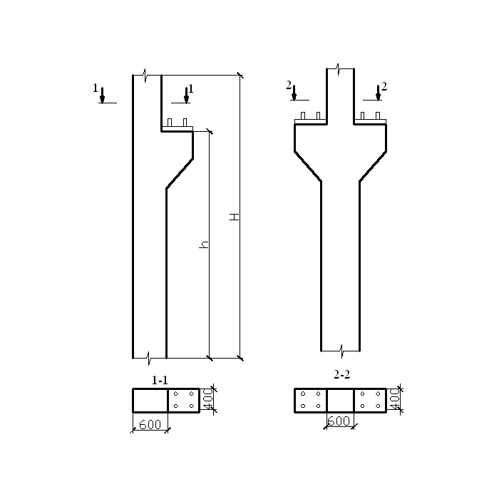 Колонна железобетонная 8к 132-9